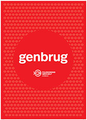 Rød genbrug plakat