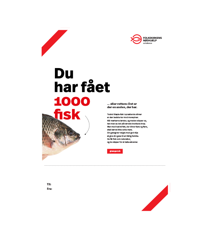 Giv 1000 fisk print selv