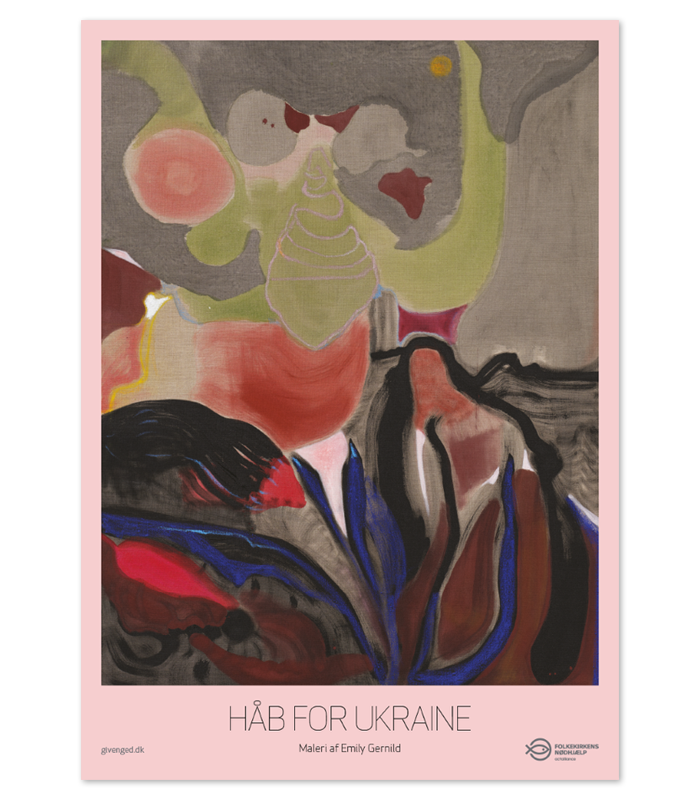 Kunstplakat: Håb for Ukraine