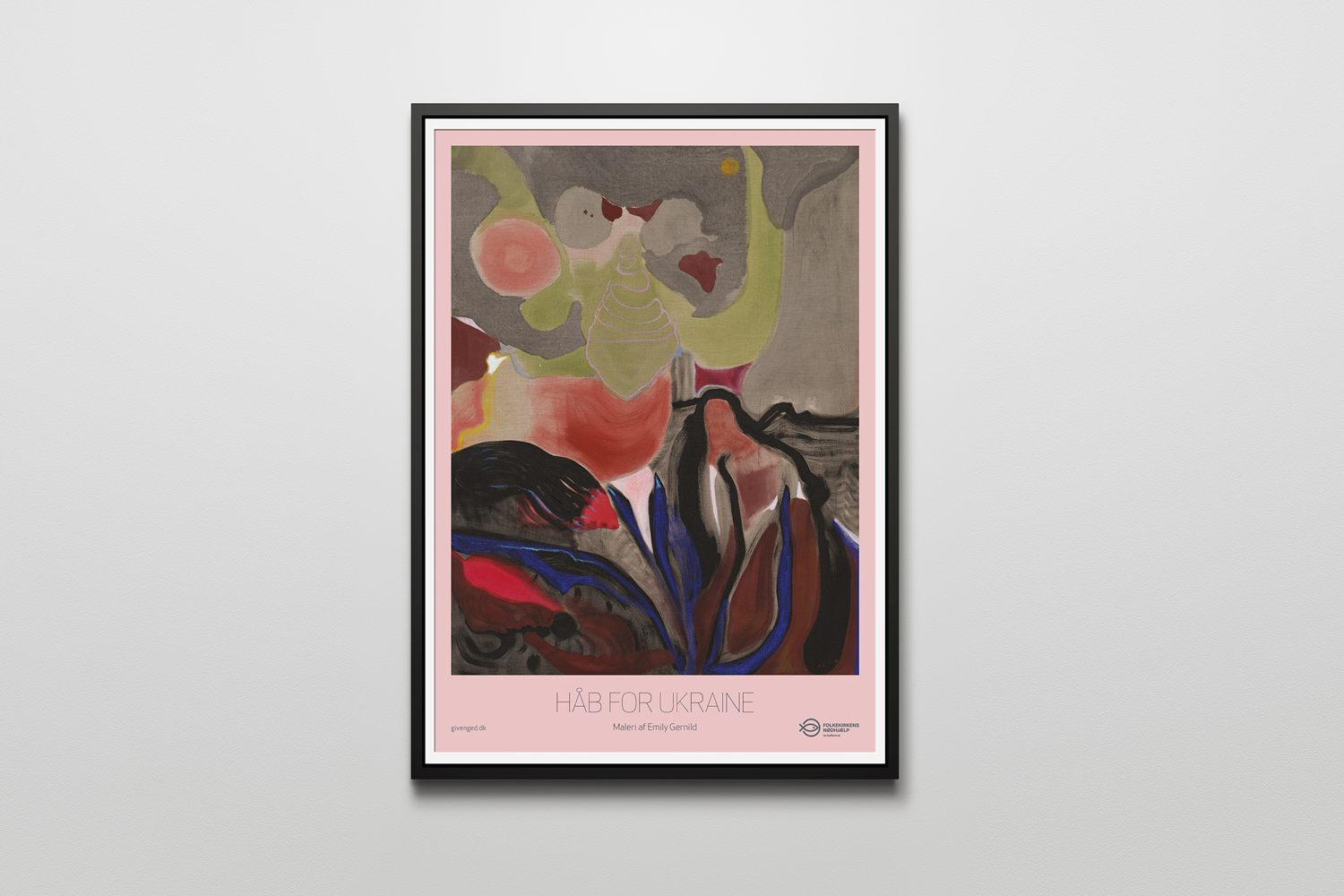 Kunstplakat: Håb for Ukraine