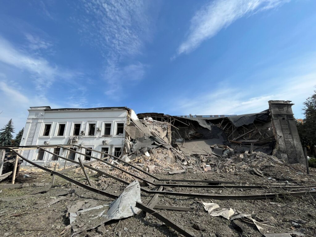 DCA/NCA Ukraine's office in Kyiv hit by missile fragments during Russian air raid on September 2nd.