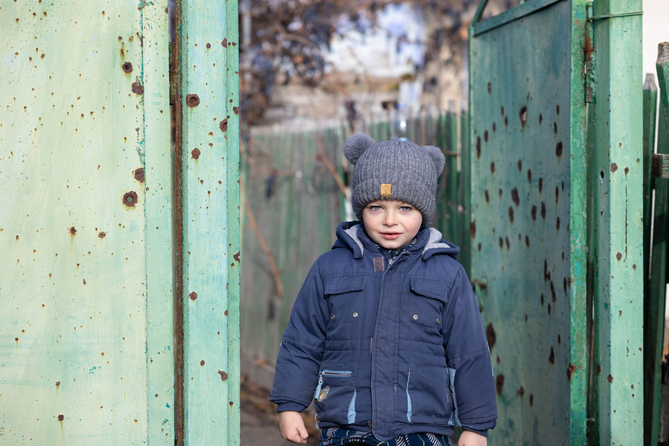 Seksårige Bohdan vender tilbage til Partyzanske efter at være flygtet til Polen.