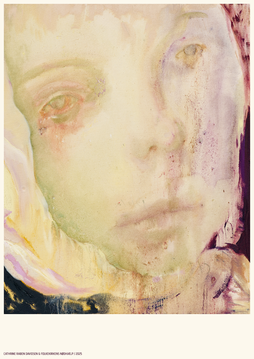 Kunstplakat med motiv af Cathrine Raben Davidsen. Værket hedder 'Pieta' og kommer i A3-størrelse.